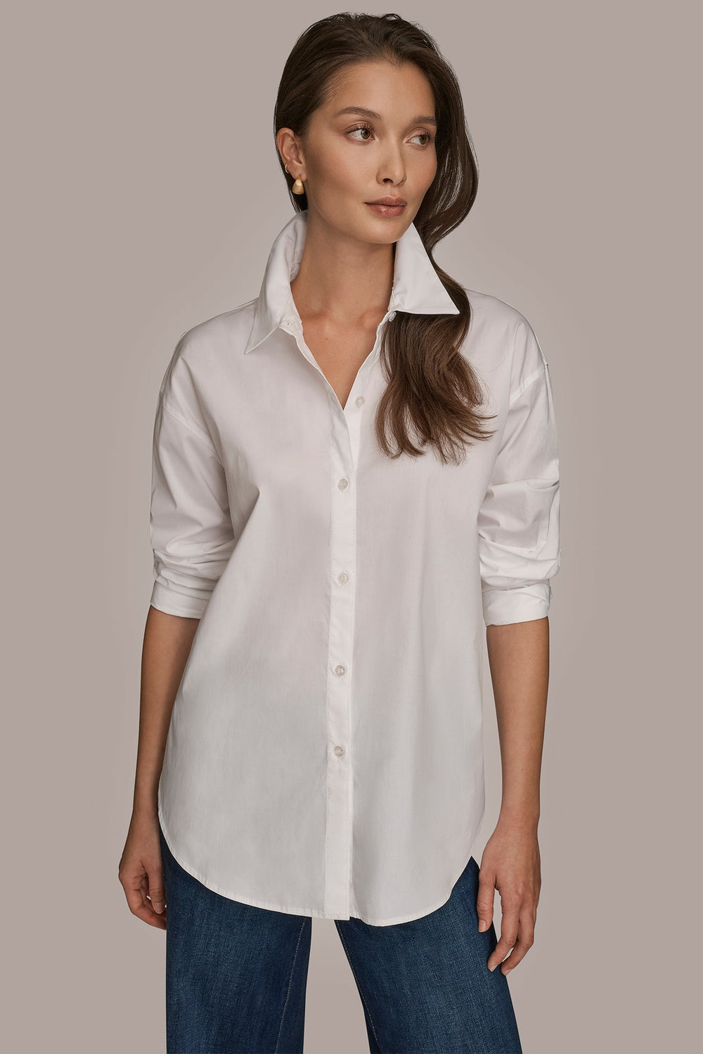 Donna Karan | COTTON-POPLIN SHIRT