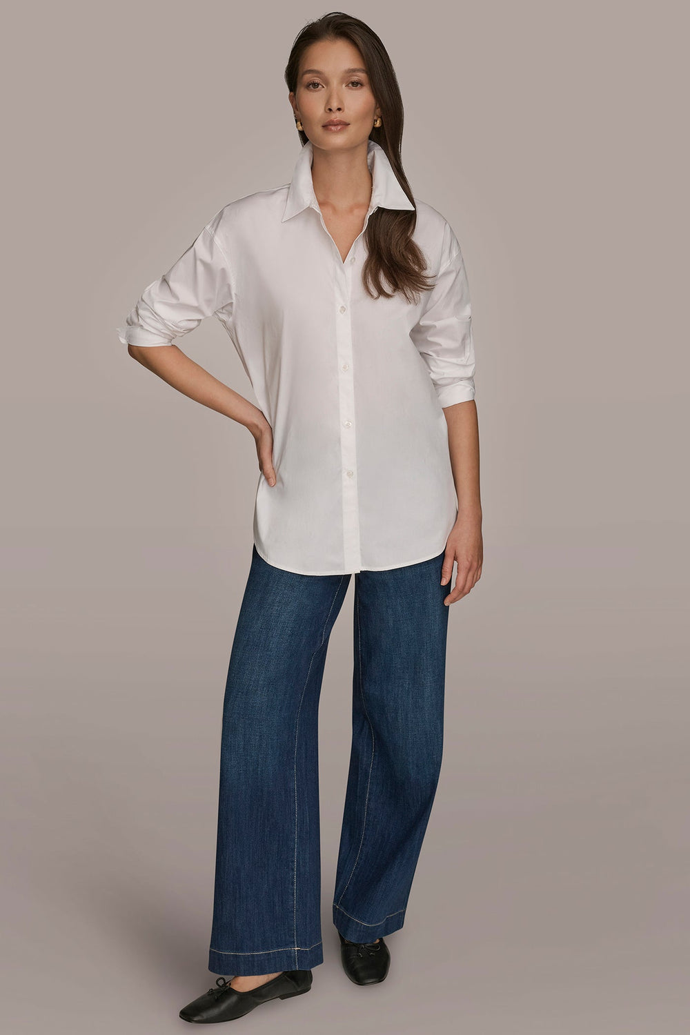 Donna Karan | COTTON-POPLIN SHIRT
