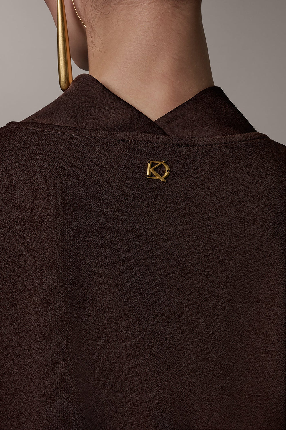 Donna Karan | CAP SLEEVE MIXED MEDIA TOP