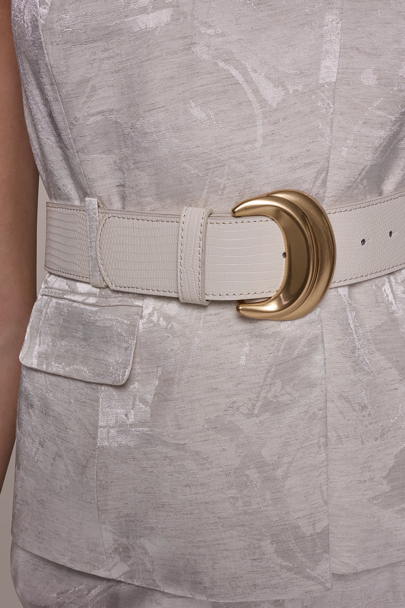 Donna Karan | CROPPED CROSSOVER SUIT VEST