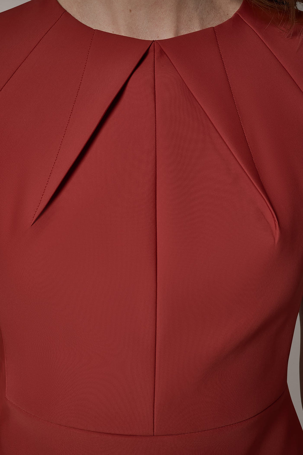 Donna Karan | SHORT SLEEVE PEPLUM TOP
