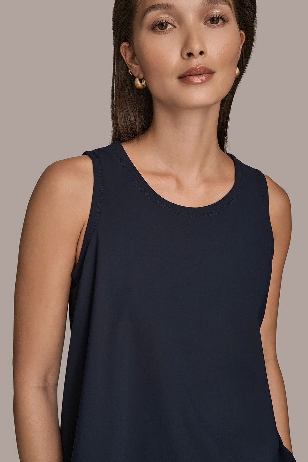 Donna Karan | THE MODERN TRAVEL SLEEVELESS SWING TANK