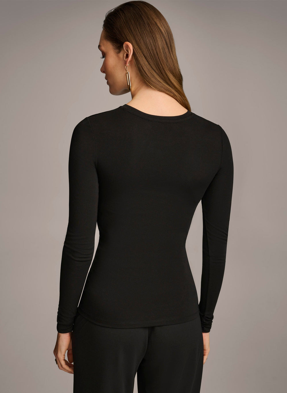 Donna Karan | RUCHED DETAIL TOP
