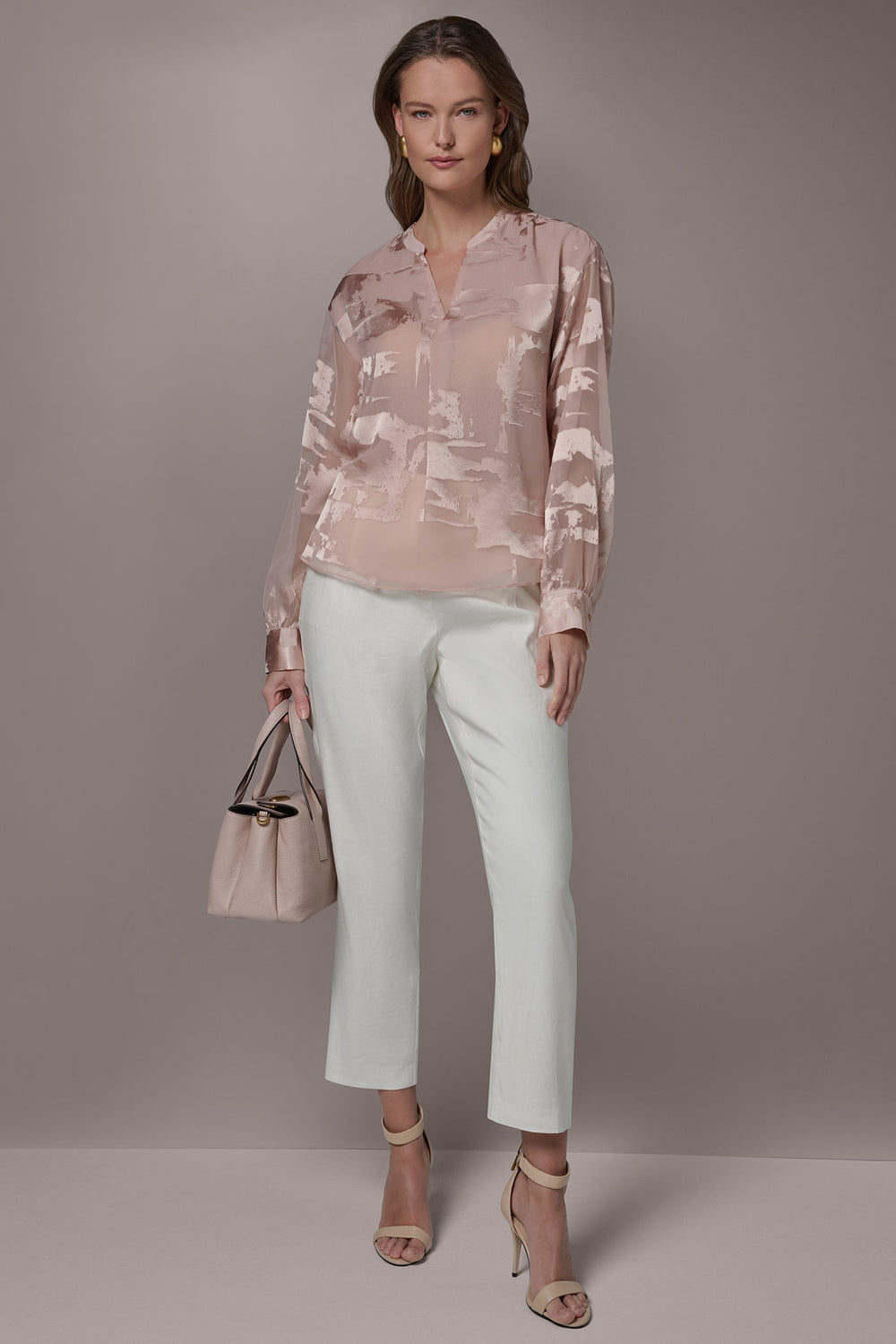 Donna Karan | ABSTRACT BURNOUT BLOUSE