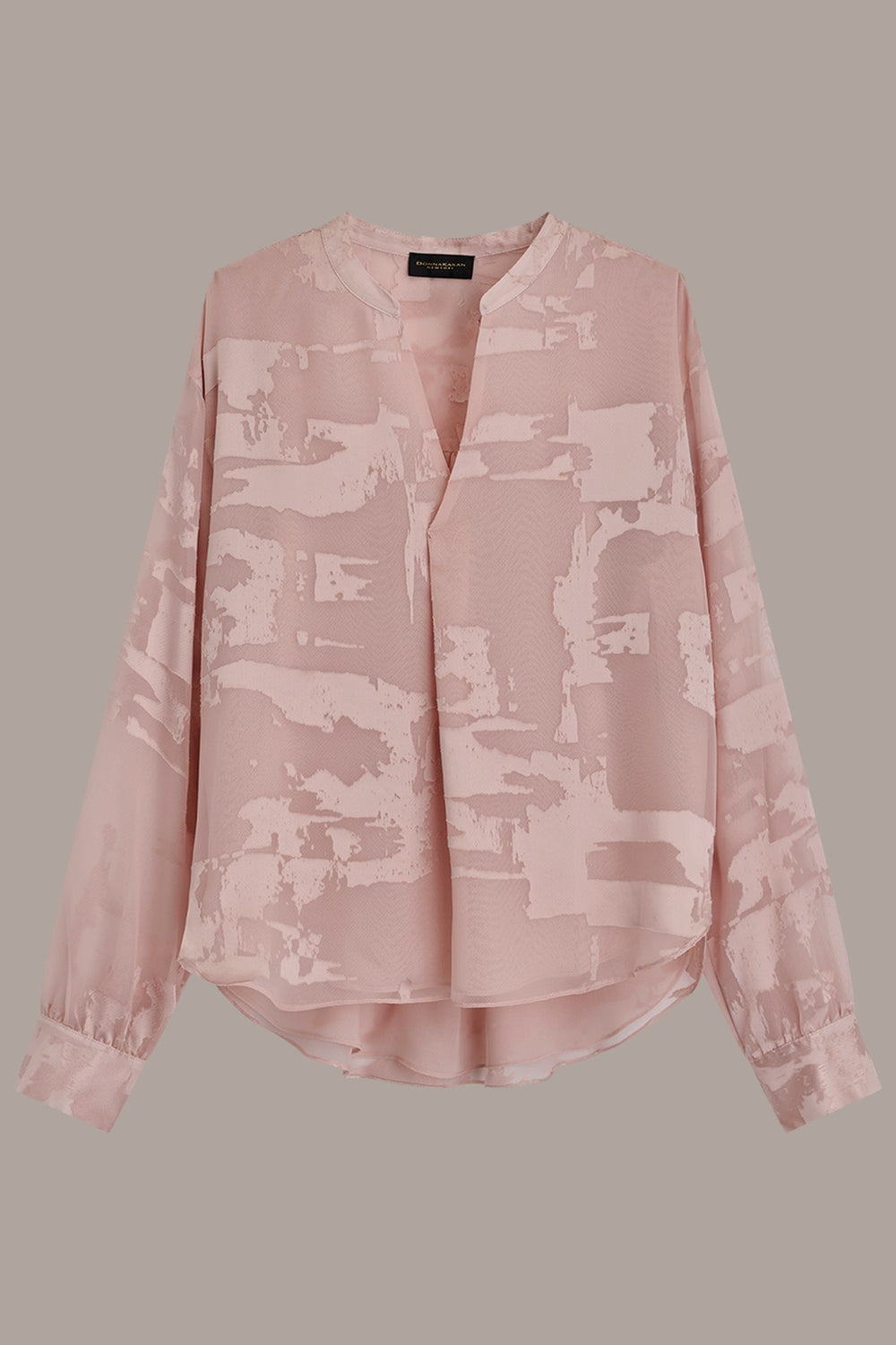 Donna Karan | ABSTRACT BURNOUT BLOUSE