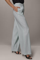 Donna Karan | EXTRA HIGH-RISE PLEATED WIDE-LEG PANT