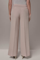 Donna Karan | MID-RISE PLEATED WIDE-LEG SUIT PANT