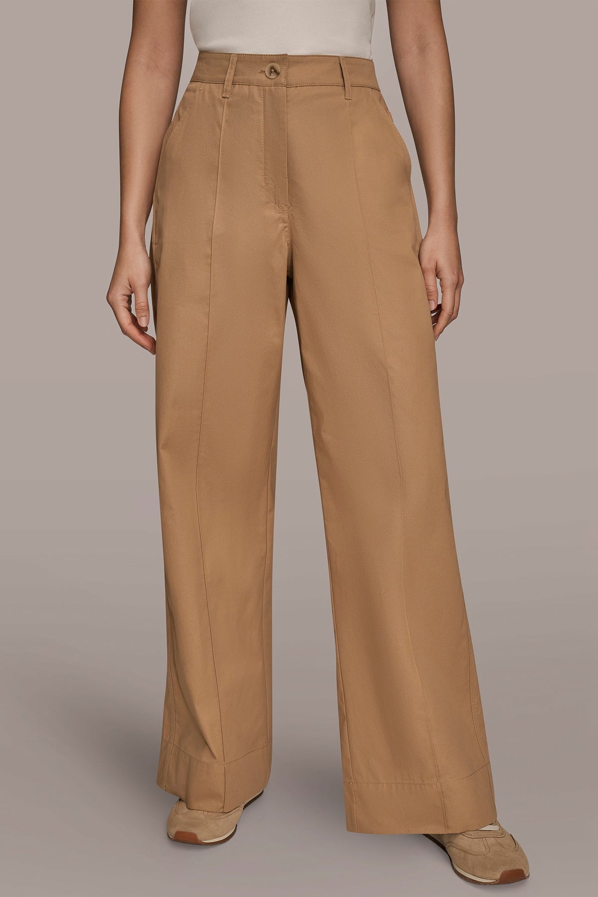 Donna Karan | HIGH-RISE PINTUCKED TROUSER