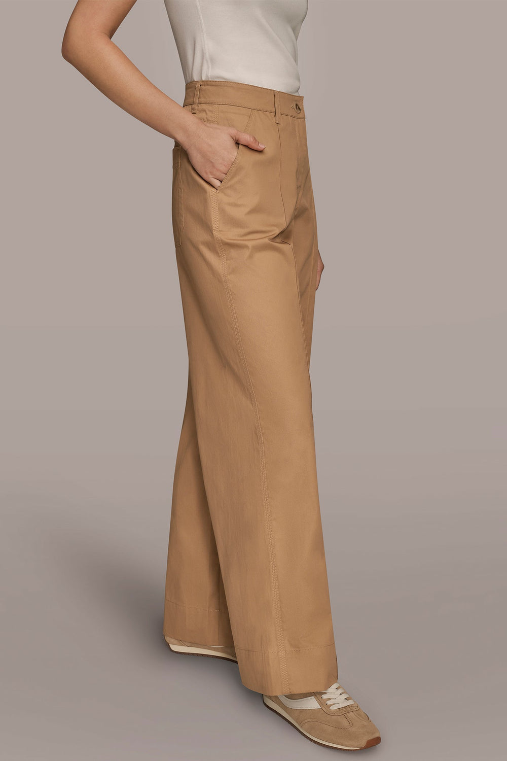 Donna Karan | HIGH-RISE PINTUCKED TROUSER