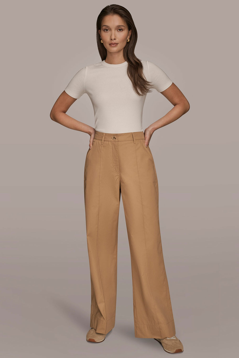 Donna Karan | HIGH-RISE PINTUCKED TROUSER