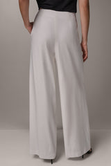 Donna Karan | EXTRA HIGH-RISE PLEATED WIDE-LEG PANT