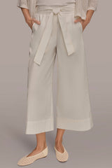 Donna Karan | CROPPED MID-RISE WIDE-LEG PANT