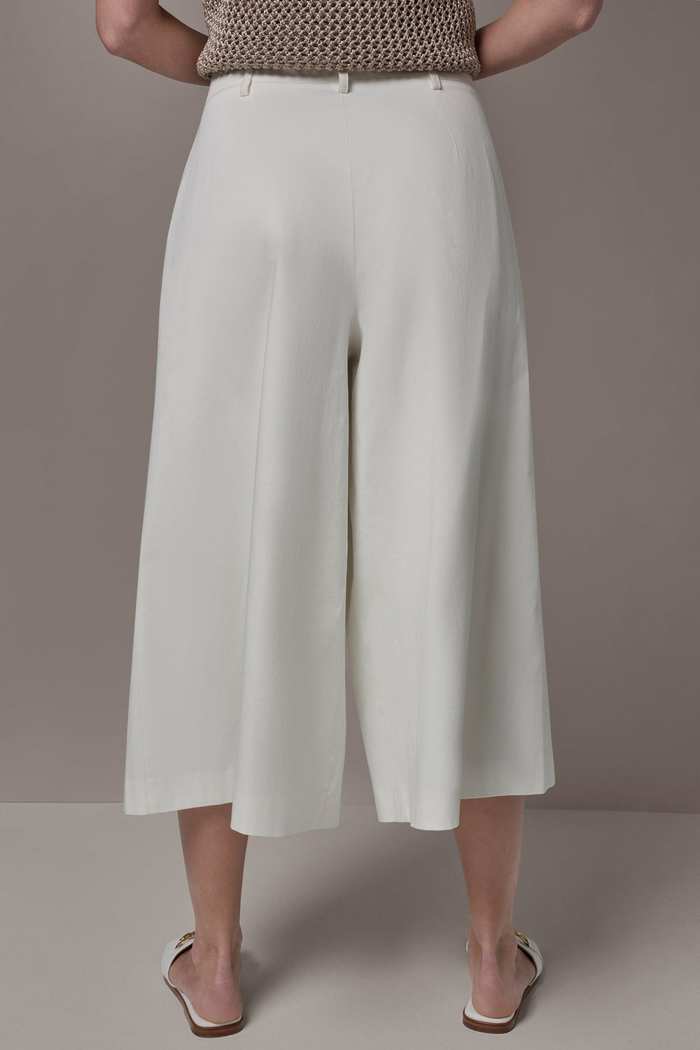 Donna Karan | EXTRA HIGH-RISE COTTON-SATEEN PLEATED WIDE-LEG PANT