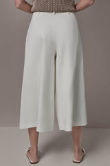 Donna Karan | EXTRA HIGH-RISE COTTON-SATEEN PLEATED WIDE-LEG PANT
