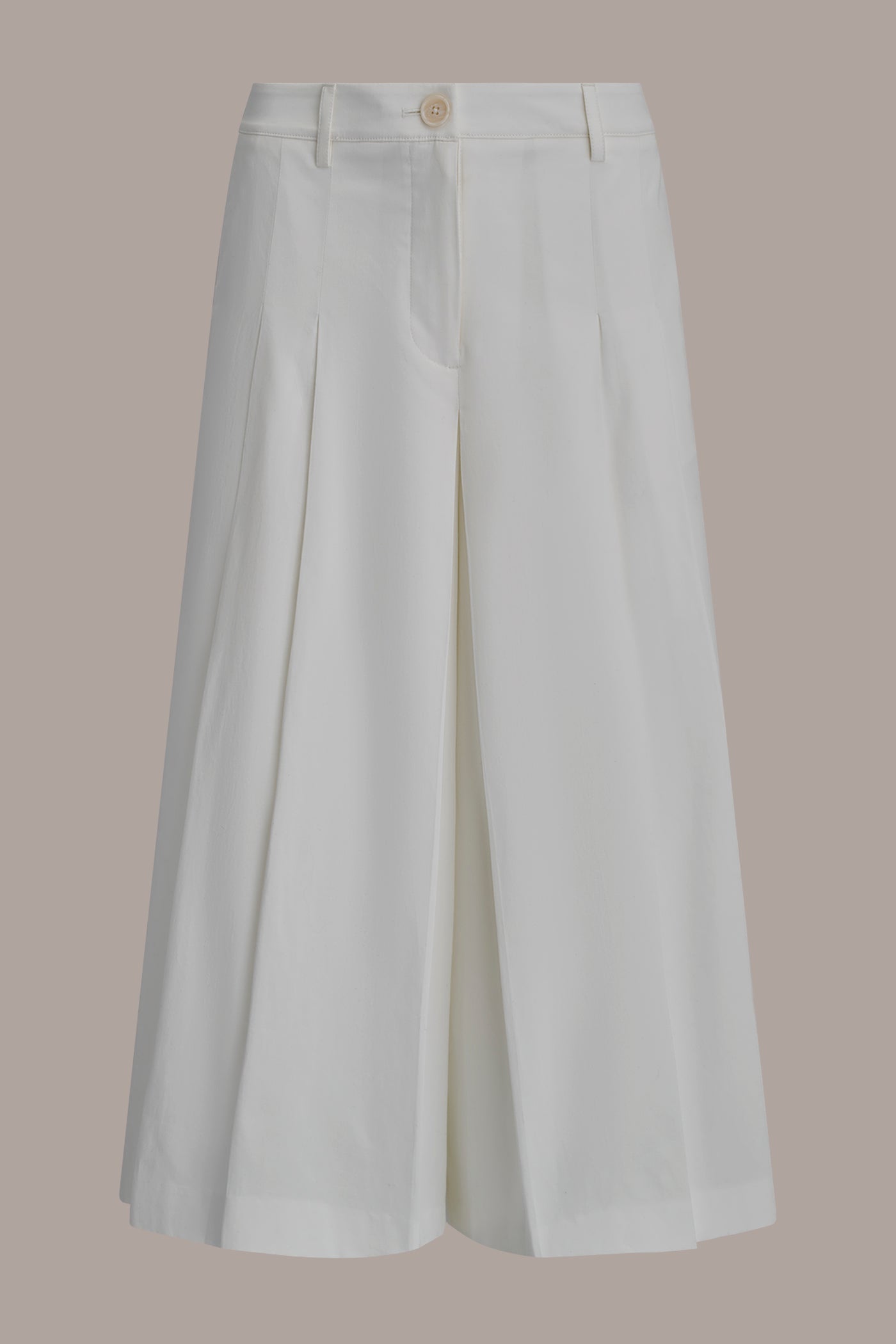 Donna Karan | EXTRA HIGH-RISE COTTON-SATEEN PLEATED WIDE-LEG PANT