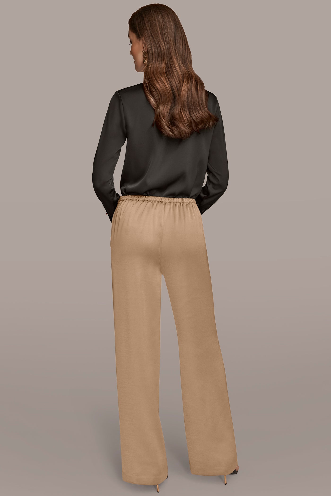 Donna Karan | WIDE LEG PULL ON PANT