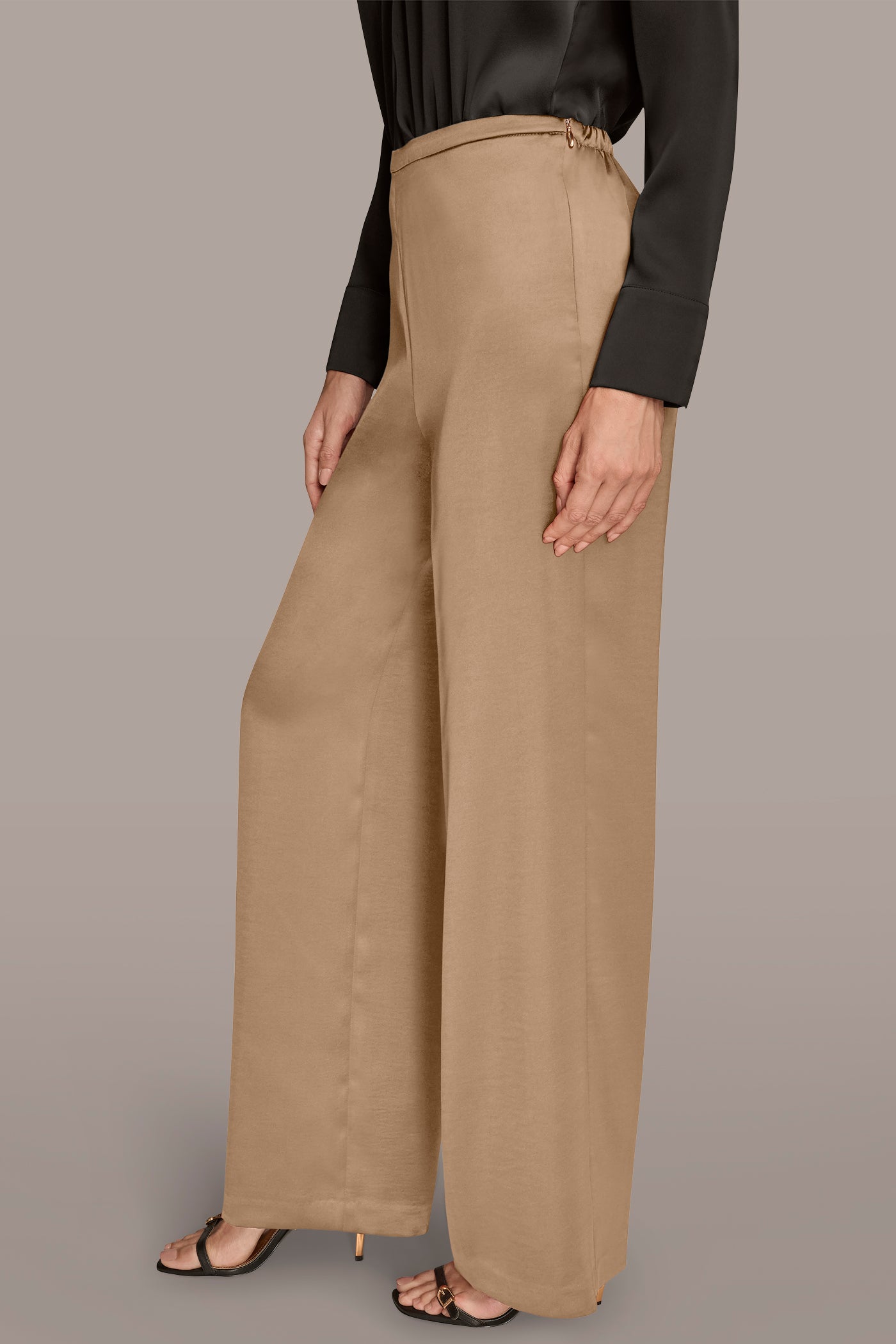 Donna Karan | WIDE LEG PULL ON PANT