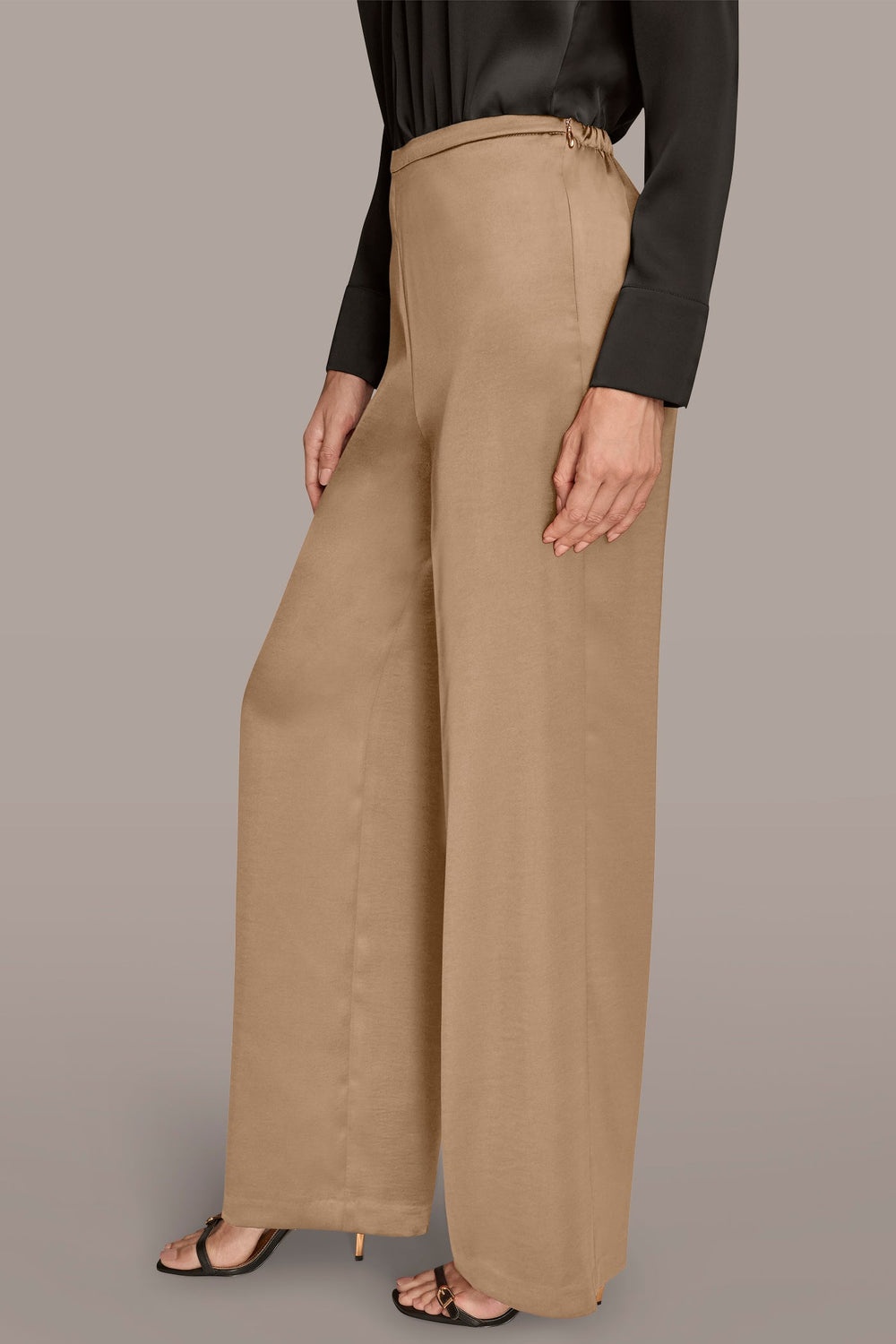 Donna Karan | WIDE LEG PULL ON PANT
