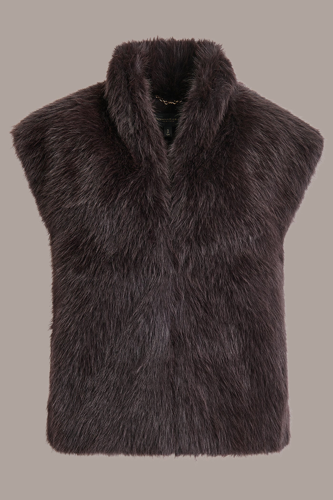 Donna Karan | FAUX FUR VEST