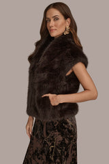 Donna Karan | FAUX FUR VEST