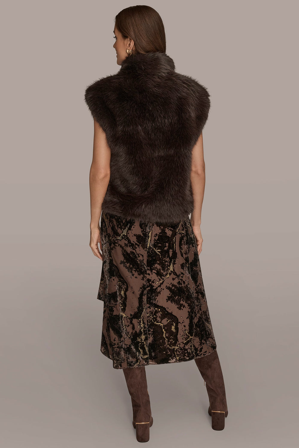 Donna Karan | FAUX FUR VEST