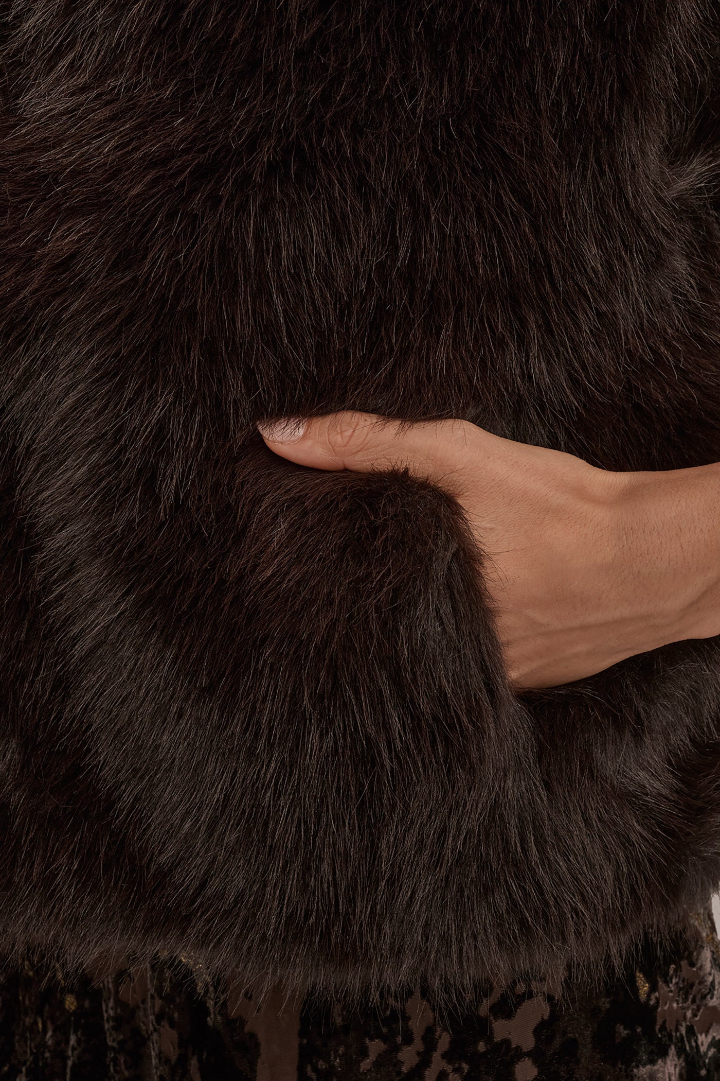 Donna Karan | FAUX FUR VEST