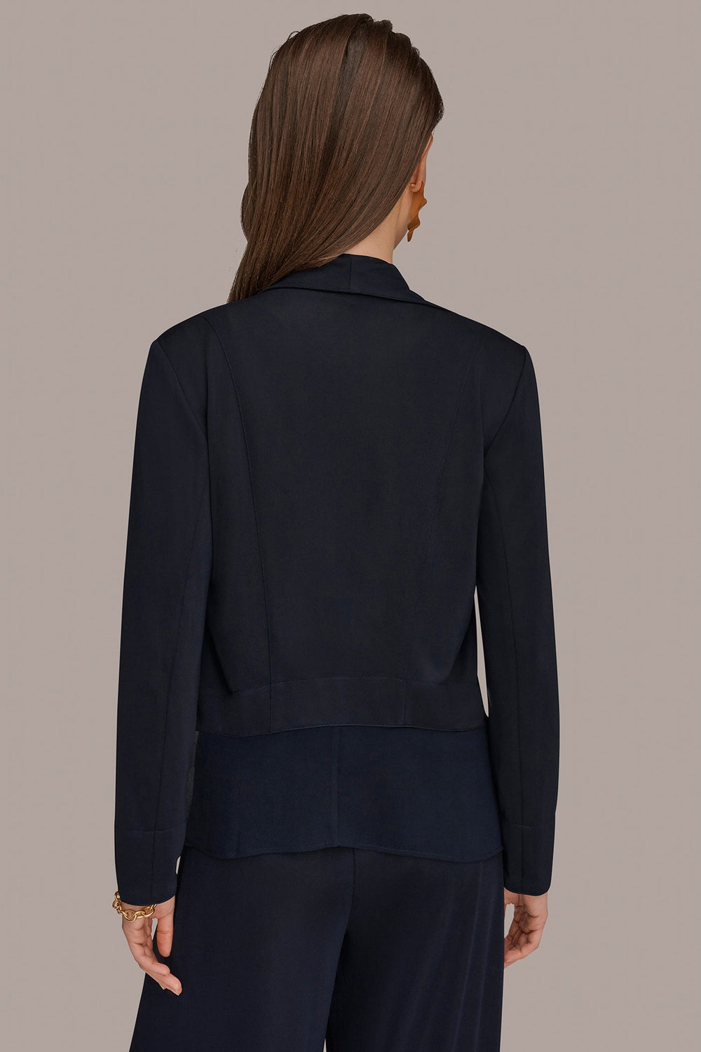 Donna Karan | RUFFLE-FRONT JACKET