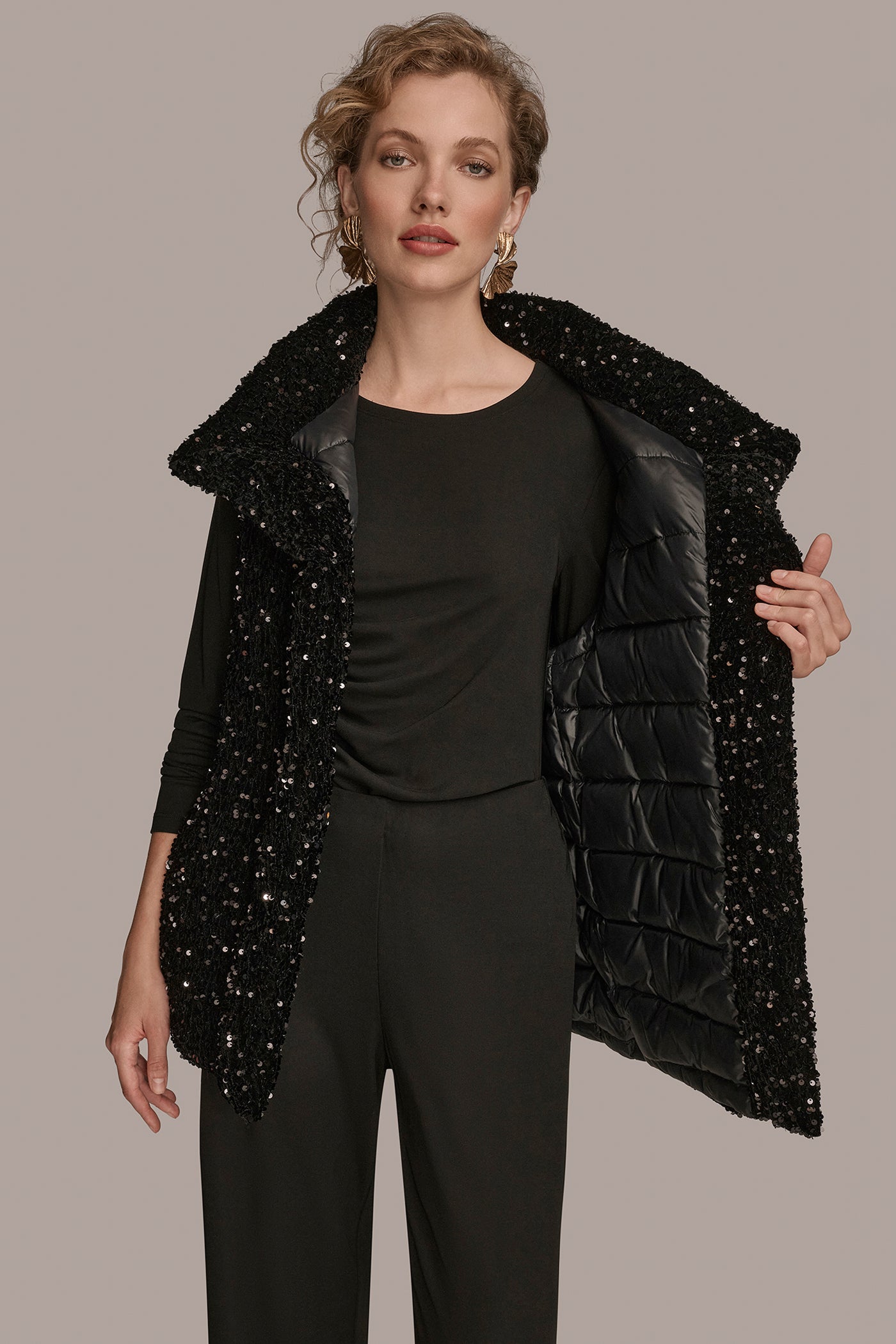 Donna Karan | SEQUIN VEST