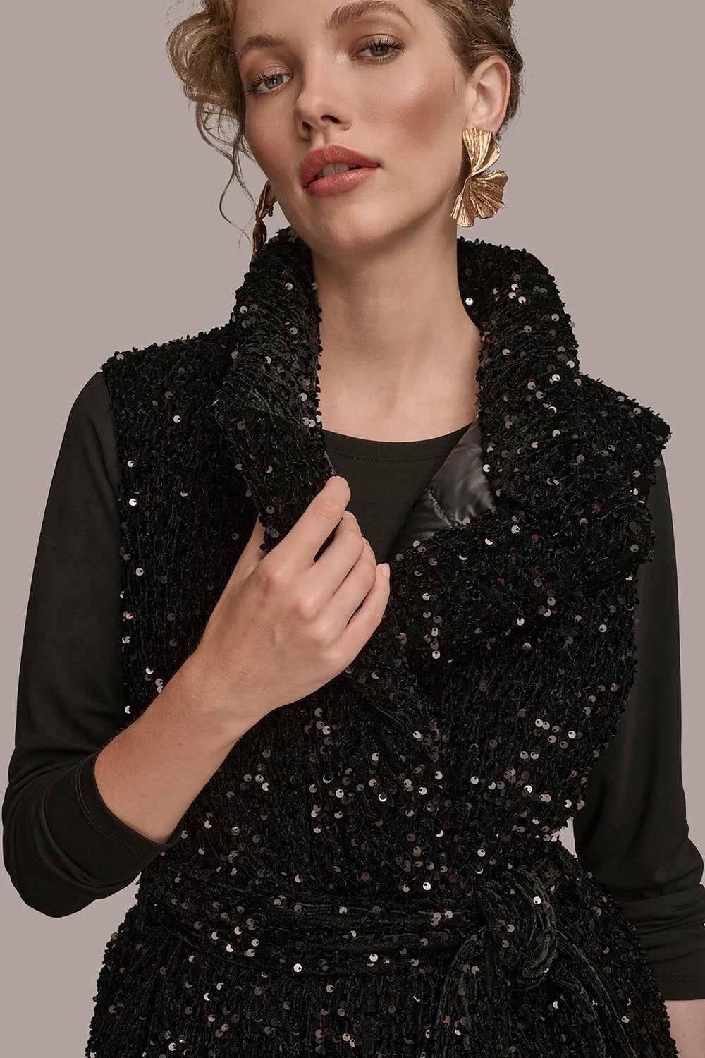 Donna Karan | SEQUIN VEST
