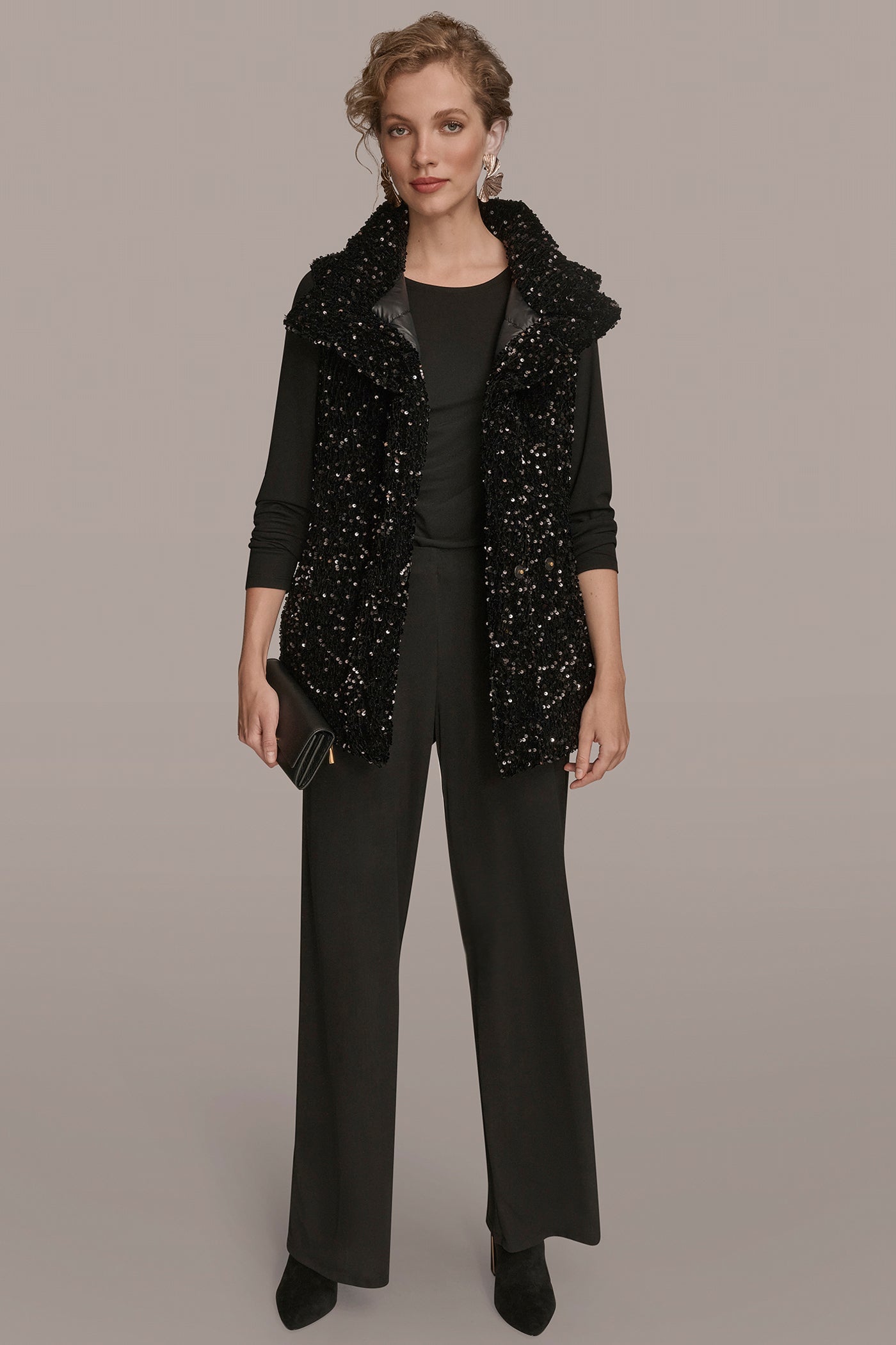 Donna Karan | SEQUIN VEST