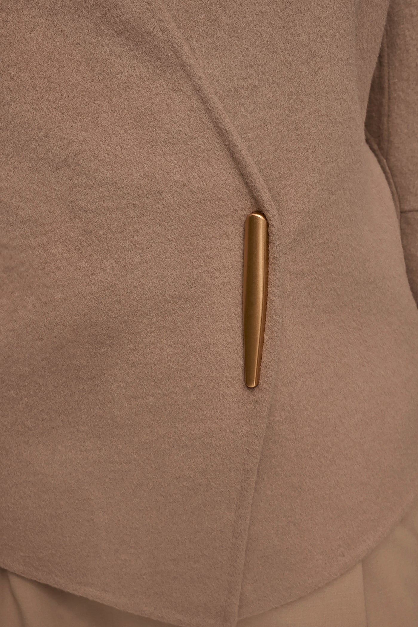Donna Karan | COLLARLESS EMBELLISHED WRAP JACKET