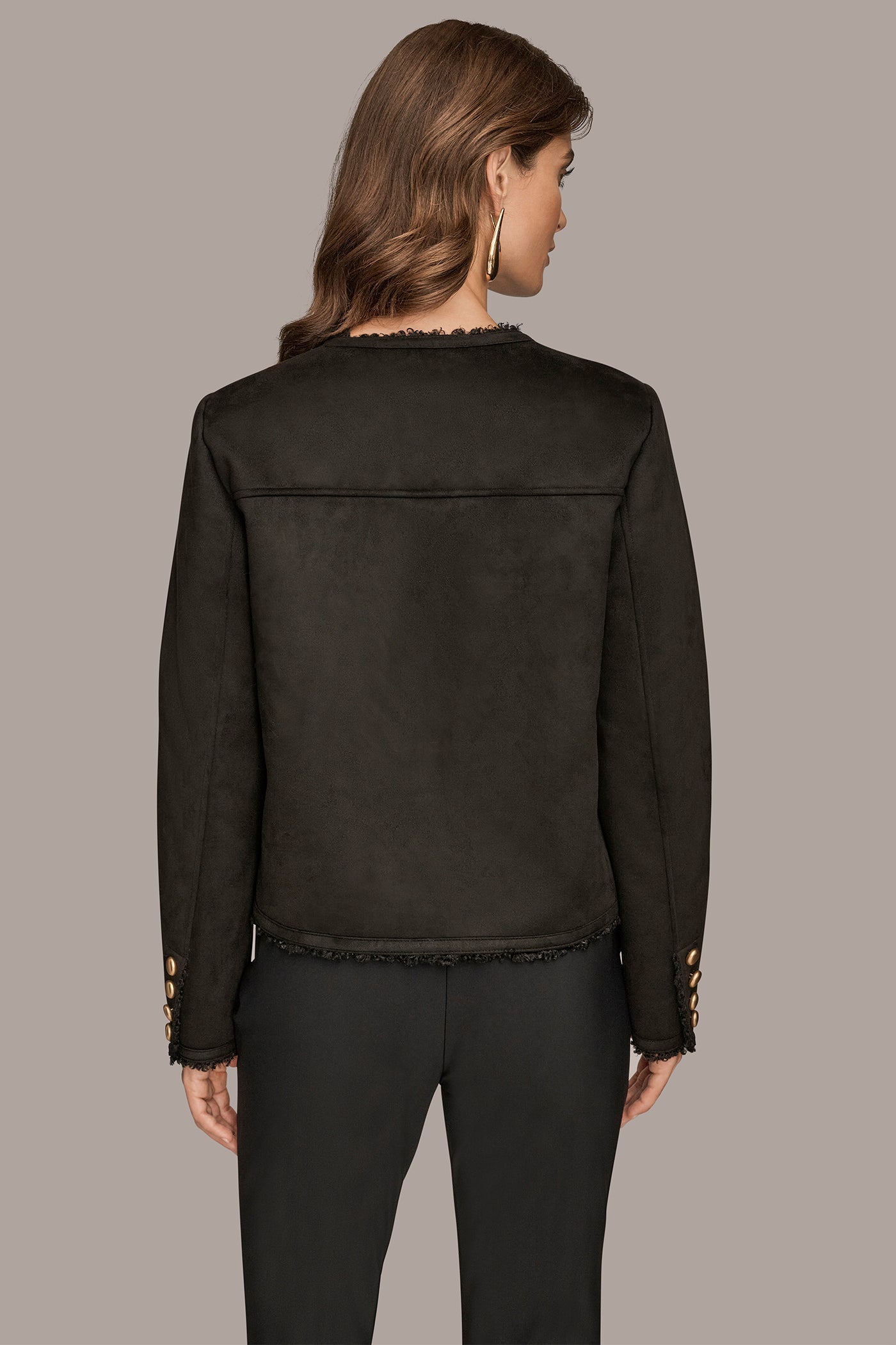 Donna Karan | FAUX-SHEARLING BOXY COAT