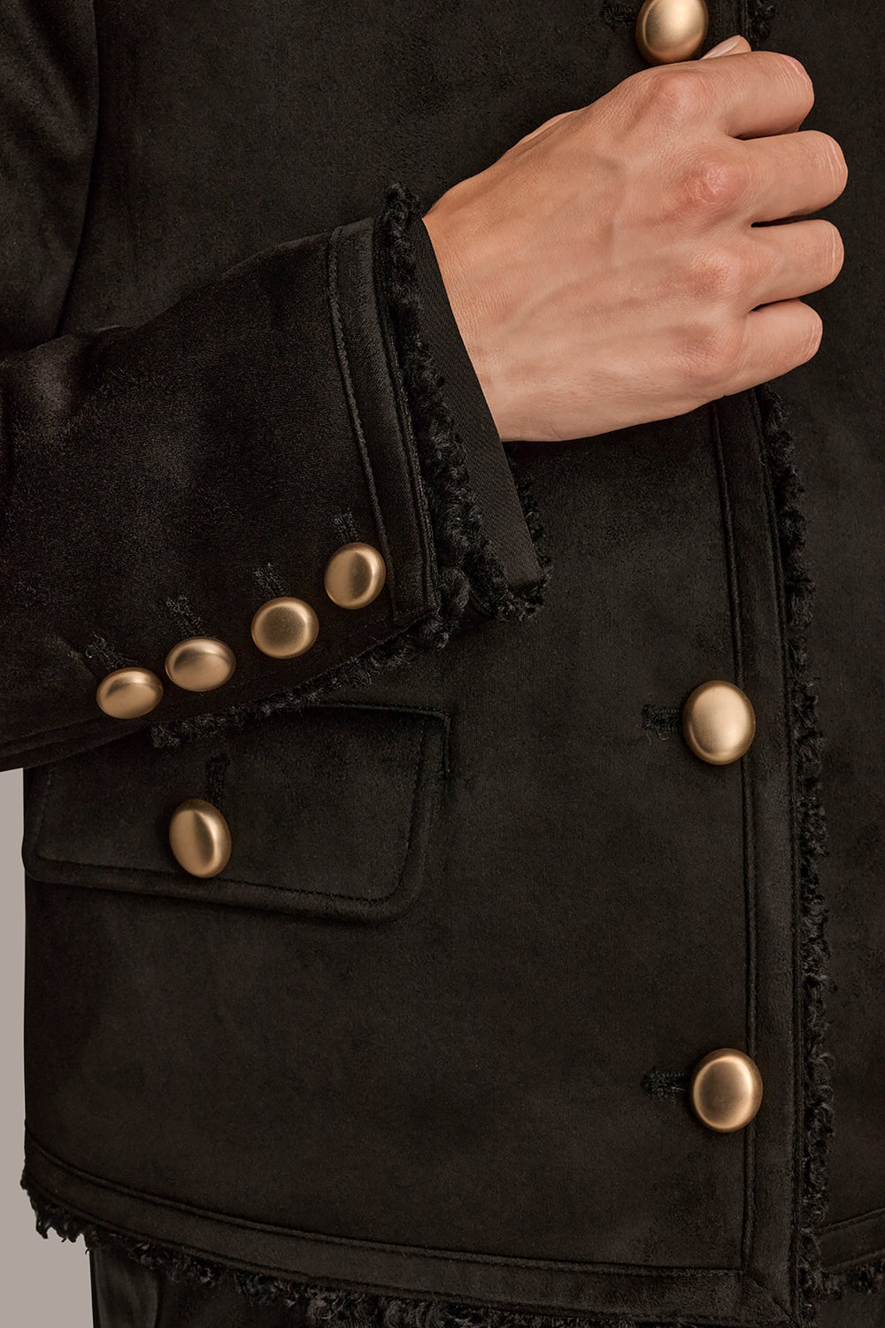 Donna Karan | FAUX-SHEARLING BOXY COAT