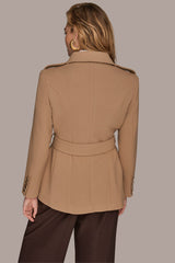 Donna Karan | BELTED MILITARY BLAZER
