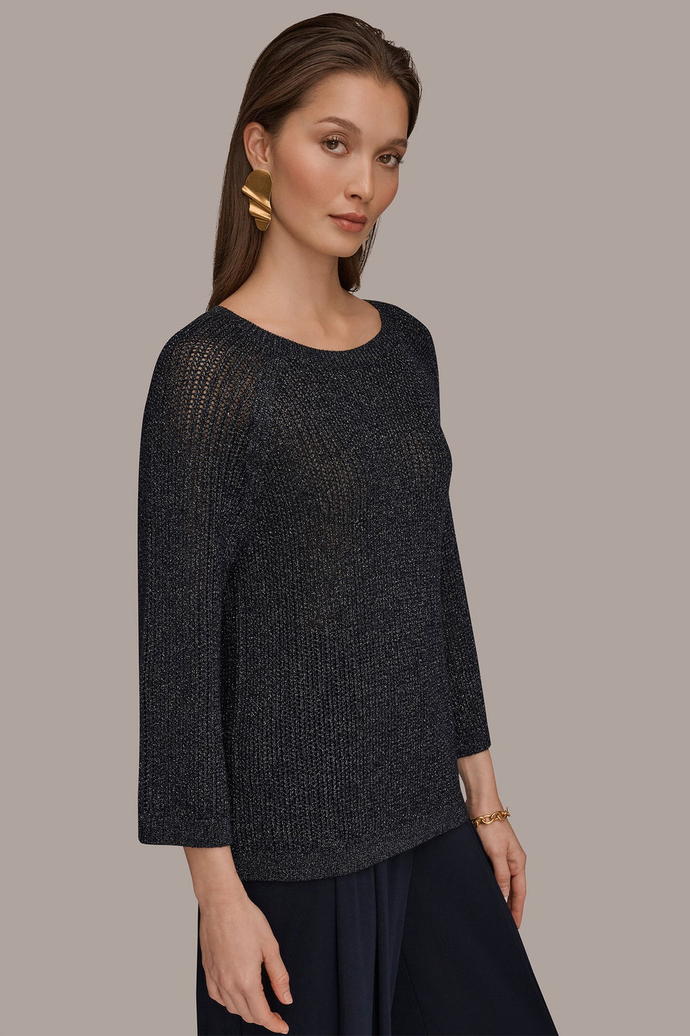 Donna Karan | BOAT NECK DOLMAN SWEATER