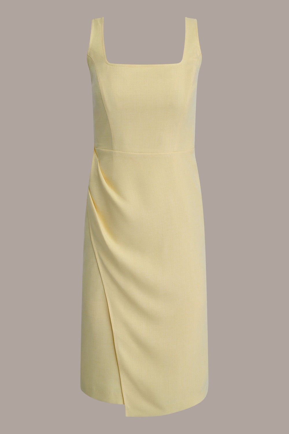 Donna Karan | TENCEL WRAP-EFFECT MIDI SHEATH DRESS