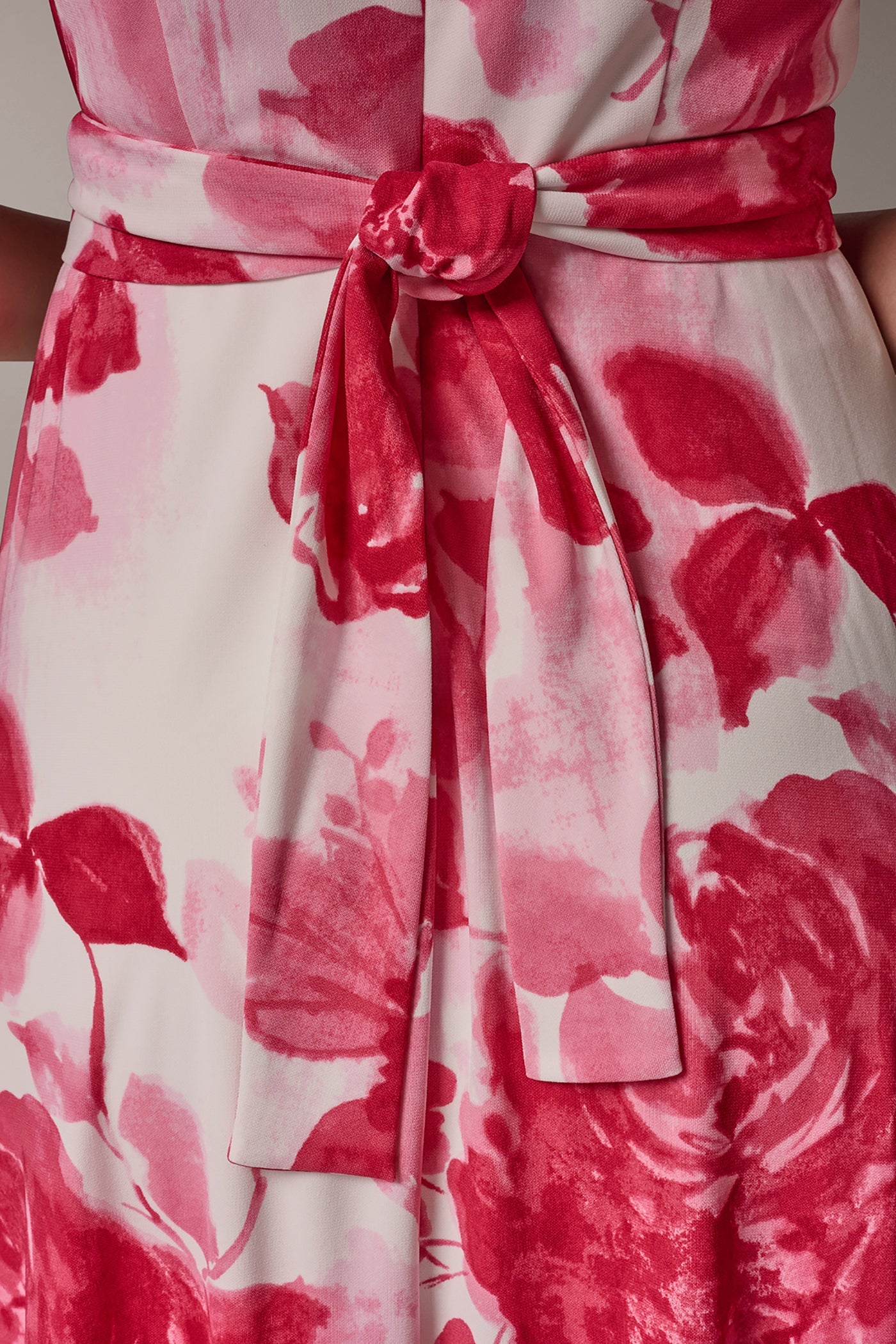 Donna Karan | FLORAL MIDI A-LINE DRESS