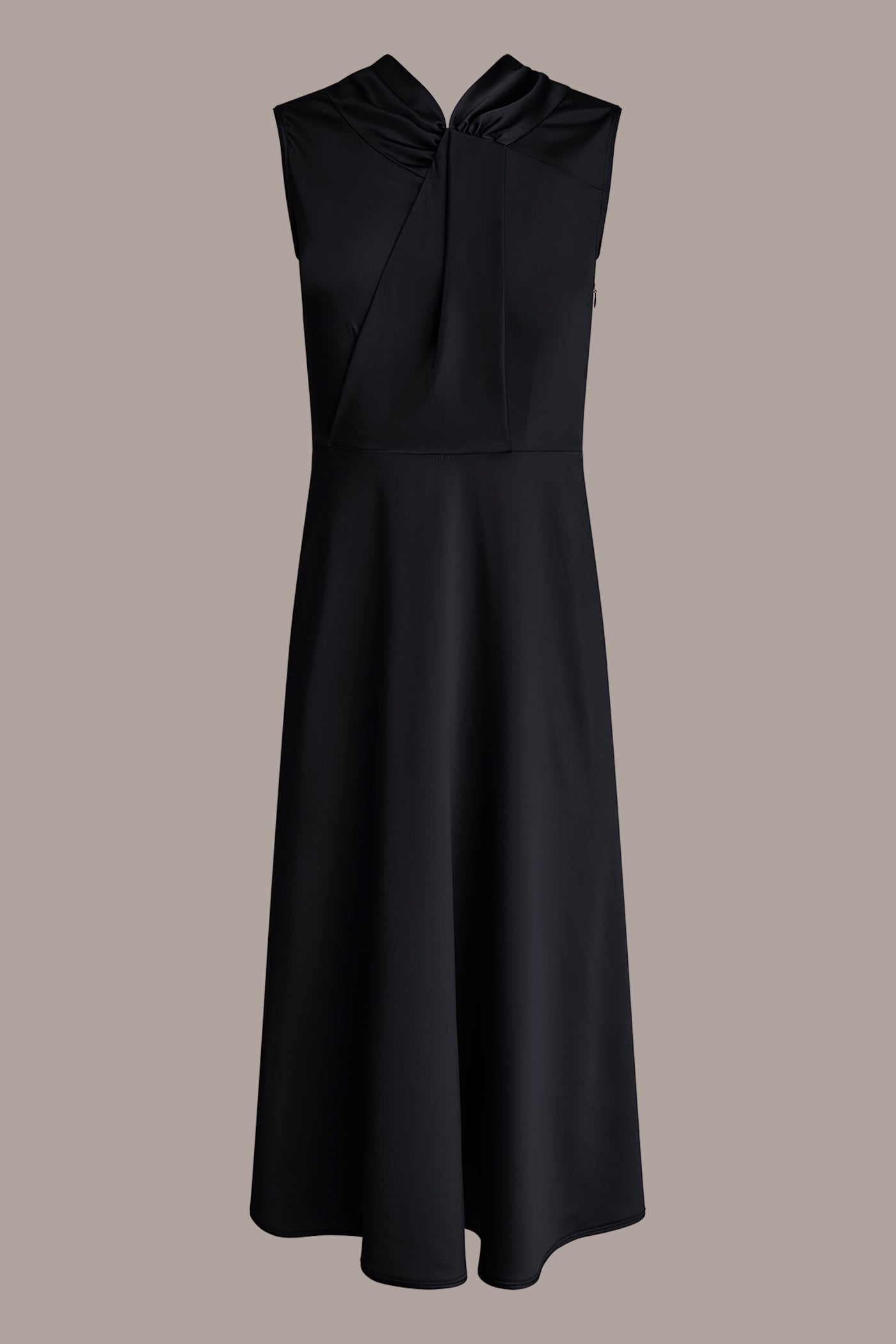 Donna Karan | SILK-CHARMEUSE MIDI A-LINE DRESS