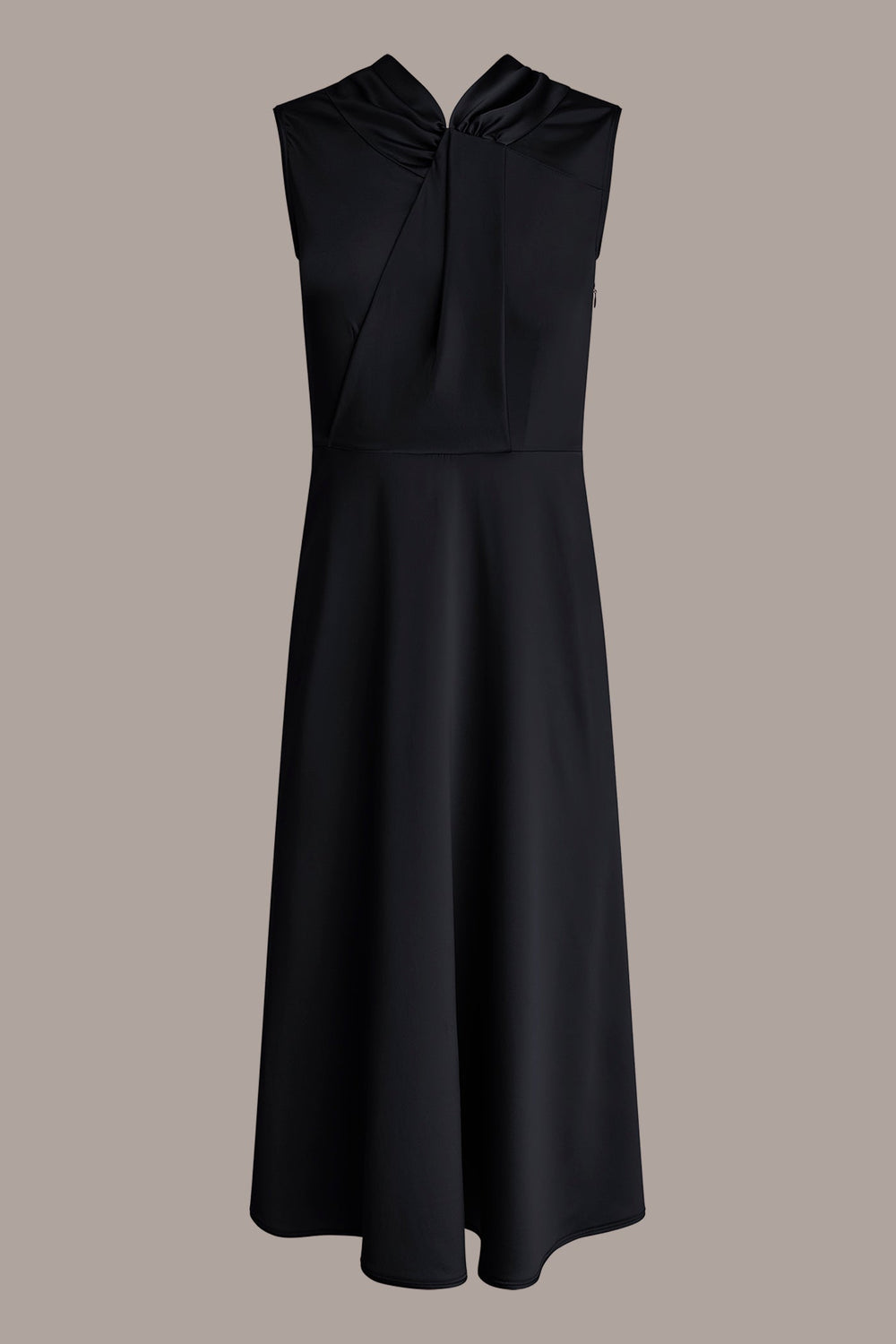 Donna Karan | SILK-CHARMEUSE MIDI A-LINE DRESS