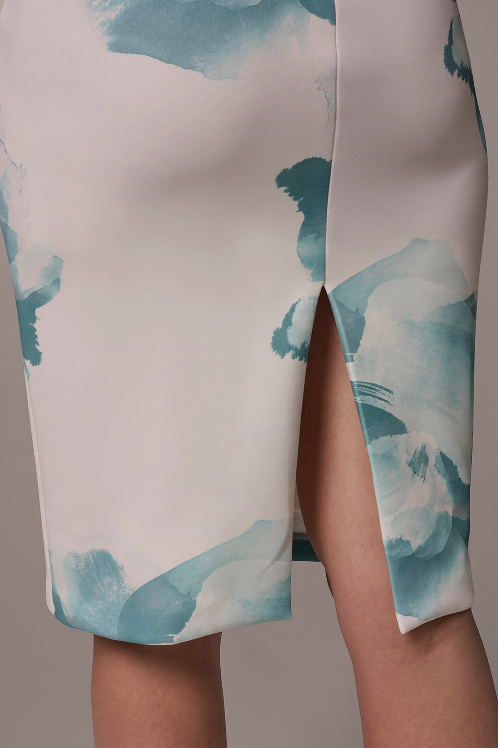 Donna Karan | FLORAL MIDI SHEATH DRESS