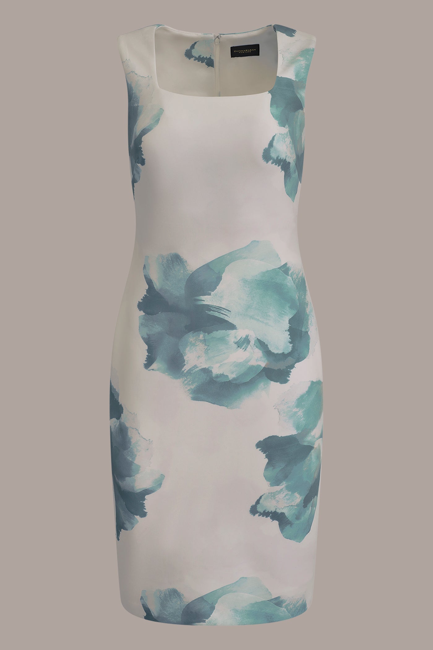 Donna Karan | FLORAL MIDI SHEATH DRESS