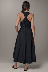 Donna Karan | SLEEVELESS MIDI HALTER DRESS