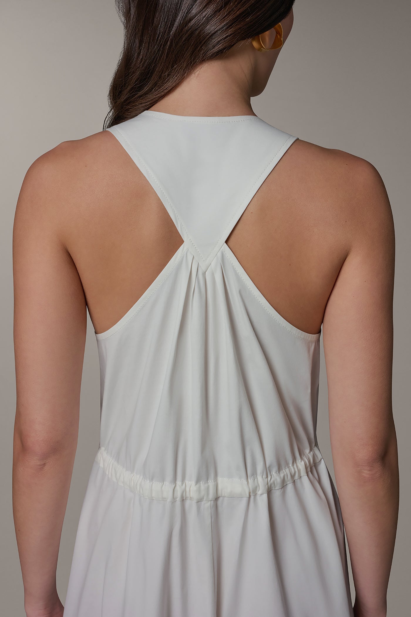 Donna Karan | SLEEVELESS MIDI HALTER DRESS
