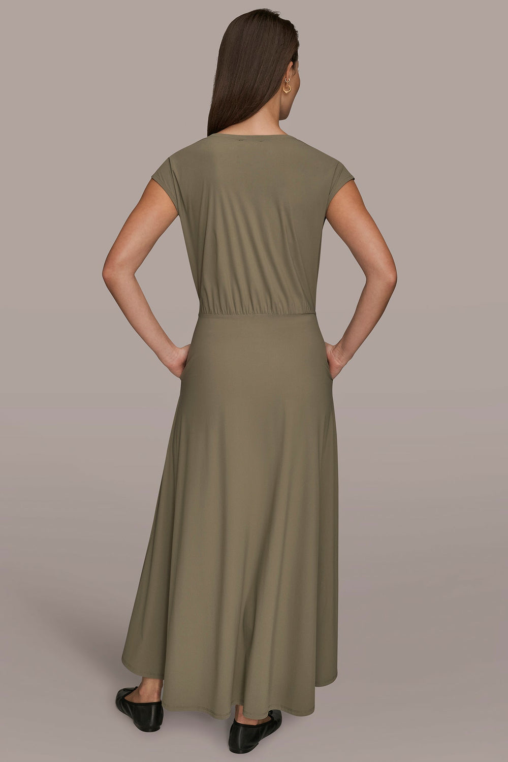 Donna Karan | THE MODERN TRAVEL MIDI FIT AND FLARE DRESS