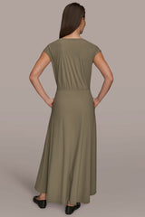 Donna Karan | THE MODERN TRAVEL MIDI FIT AND FLARE DRESS