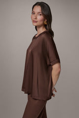 Donna Karan | DOLMAN SLEEVE BLOUSE