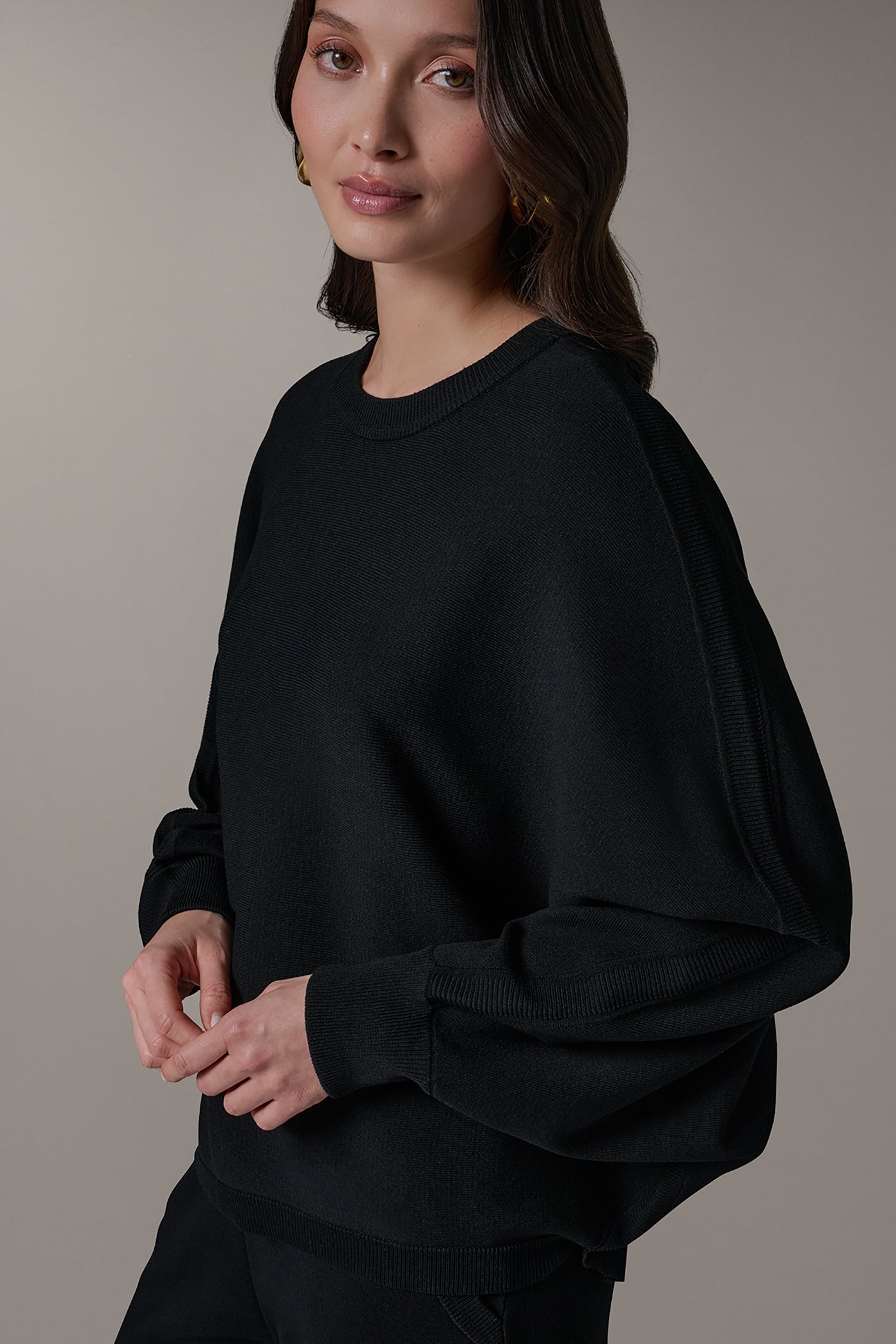 Donna Karan | LONG DOLMAN SLEEVE SWEATER