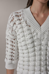 Donna Karan | 3/4 SLEEVE SWEATER