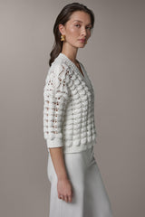 Donna Karan | 3/4 SLEEVE SWEATER