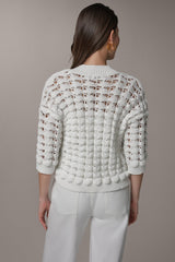 Donna Karan | 3/4 SLEEVE SWEATER